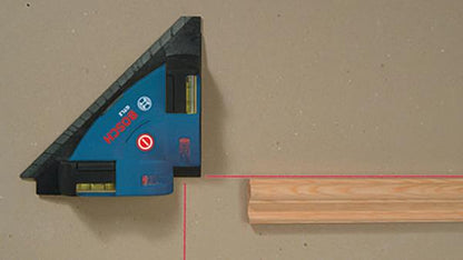 BOSCH GTL2 Laser Level Square, Includes Adhesive Mounting Strips