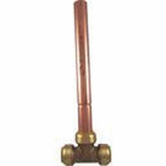 SharkBite 1/2 in. Brass Push-to-Connect Residential Water Hammer Arrestor Tee