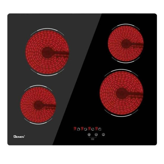 24 in. Built-in Radiant Electric Cooktop in Black with 4 Elements