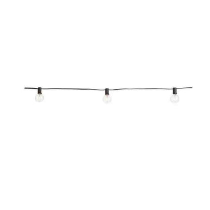 Hampton Bay 25-Light 25 Ft. Outdoor Plug-in Globe LED G40 Bulb String-Light