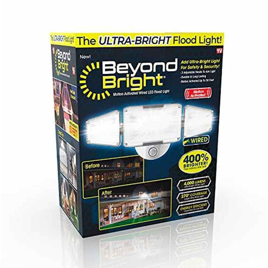 Beyond Bright Gloss White Motion-Sensing LED Sensor Light