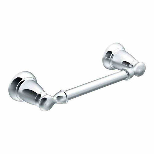 Banbury Pivoting Double Post Toilet Paper Holder in Chrome