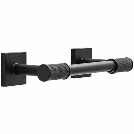 Averland Wall Mount Pivot Arm Toilet Paper Holder Bath Hardware Accessory in Matte Black
