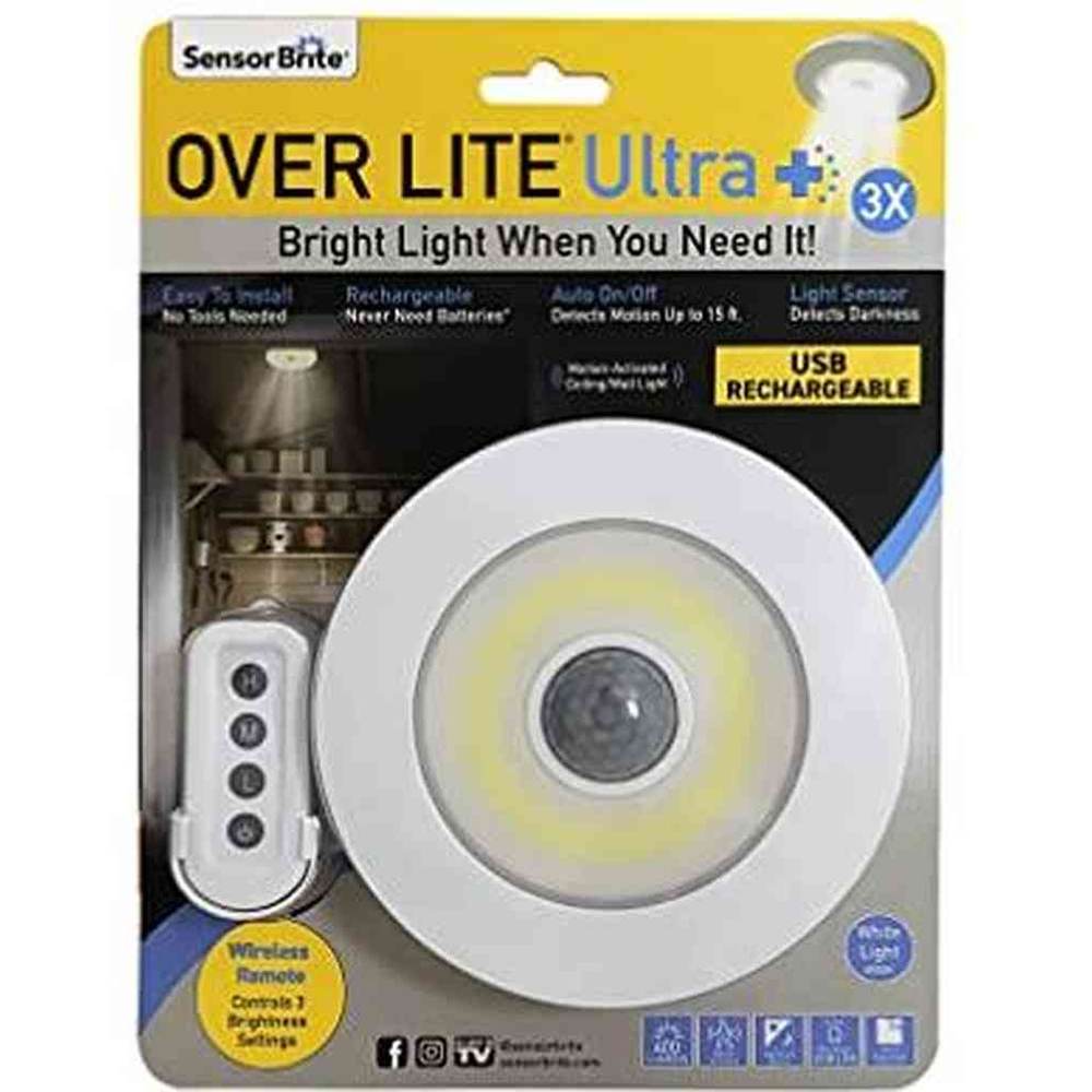 Ultra Overhead Motion Activated LED Rechargeable Night Light