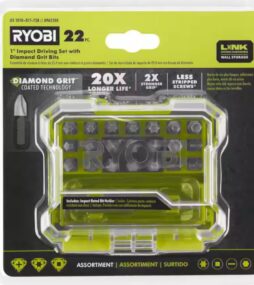 RYOBI 1 in. Diamond Grit Driving Set (22-Piece)