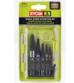 RYOBI Spiral Screw Extractor Set (5-Piece)