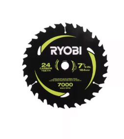 RYOBI 7-1/4 in. x 24 Teeth Carbide Thin Kerf Circular Saw Blade (1-Piece)