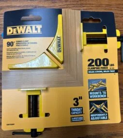 DEWALT 90° 200 lb. Corner Clamp with 3 in. Jaw Opening