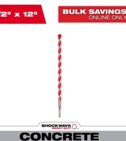 Milwaukee 1/2 in. x 10 in. x 12 in. Carbide Hammer Drill Bit