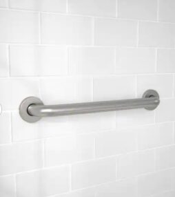 Glacier Bay 18 in. L x 3.1 in. ADA Compliant Grab Bar in Brushed Stainless Steel