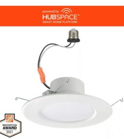 Commercial electric 5in y 6 in led color changing recessed trim with smart light switch