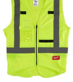 Milwaukee yellow Visibility Safety Vest
