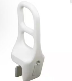 Drive Medical 16 in. x 1 in. Bath Shower Tub Grab Rail in White