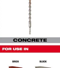 Milwaukee 3/4 in. x 12 in. 2-Cutter SDS Carbide Drill Bit