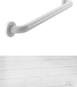 Glacier Bay 24 in. x 1-1/2 in. Concealed Screw ADA Compliant Grab Bar in White