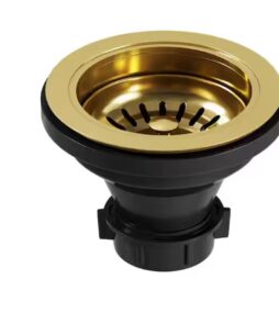 VIGO Kitchen Sink Strainer in Matte Gold