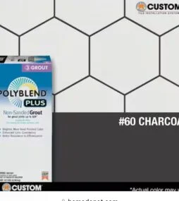 Custom Building Products Polyblend Plus #60 Charcoal 10 lb. Unsanded Grout