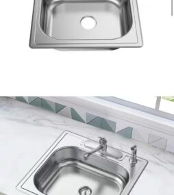 Glacier Bay 25 in. Drop in Single Bowl 20-Gauge Stainless Steel Kitchen Sink