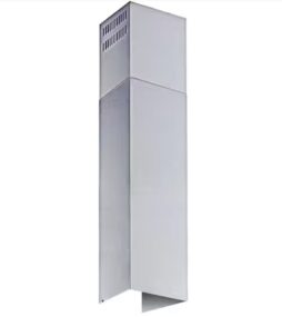 Vissani Stainless Steel Chimney Extension (up to 11 ft. Ceiling) for T-shape Kitchen Wall Mount Range Hood