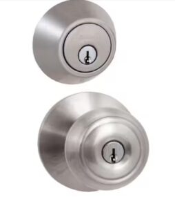 Defiant Hartford Satin Nickel Combo Pack with Double Cylinder Deadbolt