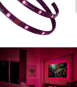 EcoSmart 9.8 ft. RGB Color Changing Dimmable USB Powered LED Black Strip Light with Remote Control