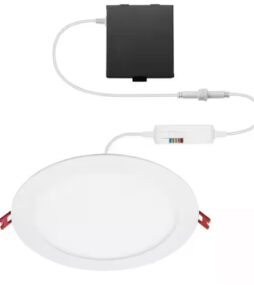 Commercial Electric Premium Series 8 in. LED, 2-Level Lumen Select, Ultraslim Canless Recessed Light, Adjustable CCT