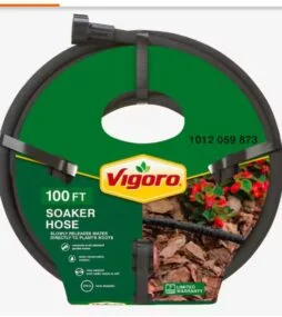 Vigoro 3/8 in. x 100 ft. Heavy Duty Garden Drip Irrigation Soaker Hose