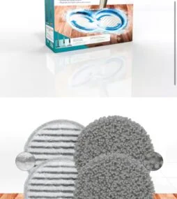 Shark Steam and Scrub Dirt Grip Soft Scrub and Dusting 4-Piece Washable Pads