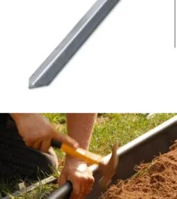 Vigoro 9.5 in. Metal Landscape Stake (12-Pack)