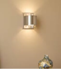 Hampton Bay Upton Brushed Nickel LED Sconce