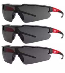 Milwaukee Tinted Safety Glasses Anti-Scratch Lenses (3-Pack)