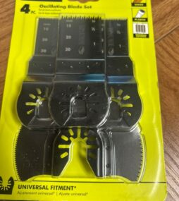 RYOBI 4-Piece Wood Oscillating Multi-Tool Blade Set