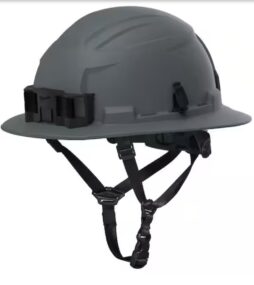 Milwaukee BOLT Gray Type 2 Class C Full Brim Vented Safety Helmet