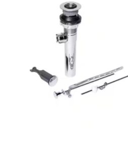 1-1/4 in. Chrome-Plated Plastic Sink Drain Pop-Up Drain Assembly