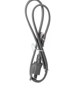 3 ft. 16/3-Gauge 3-Wire Power Supply Cord Garbage Disposal Straight Plug in Gray