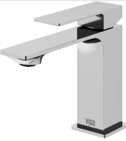 VIGO Dunn Single Handle Single-Hole Bathroom Faucet in Chrome
