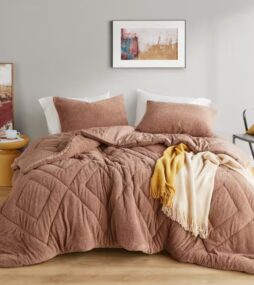 510 Design Kyla 3-Piece Brown Microfiber Full/Queen Comforter Set