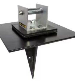 MetalTech Ultra-Jack 8 in. W x 8 in. D x 11 in. H Aluminum and Steel Pole Anchor for the Ultra-Jack Aluminum Scaffolding System