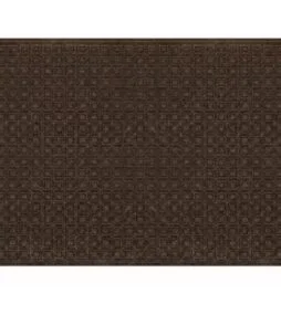 TrafficMaster Brown 36 in. x 60 in. Recycled Rubber and Synthetic Surface Non-Slip Indoor Outdoor Commercial Door Mat
