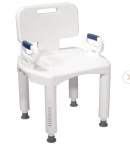 Drive Medical Bath Bench with Back and Arms