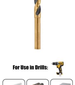 DEWALT 9/16 in. Black and Gold Drill Bit