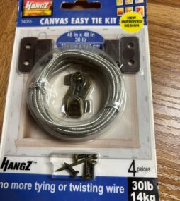 HangZ Canvas Easy Tie 1 Hole D-Ring Kit 30 lbs.