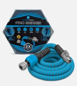 Hydrotech Pro Series 3/4 in. Dia x 25 ft. Heavy Duty Garden Water Hose, Lightweight, Expandable