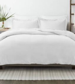 Becky Cameron Performance White King 3-Piece Duvet Cover Set