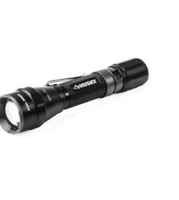 Husky 1800 Lumens Dual Power LED Rechargeable Tactical Focusing Flashlight