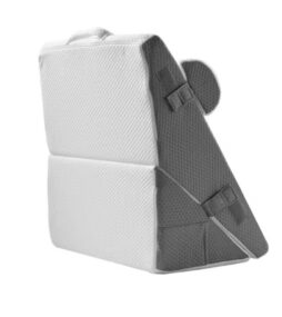 VEVOR SKYSHALO Bed Wedge Pillow for Sleeping, Soft Cover, Foam Filling, 3 Pcs Adjustable Orthopedic Bed Wedge Set, White/Grey