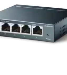 TP-LINK TL-SG605 5-Port Gigabit Ethernet Switch, Plug and Play Installation, Metal Design, Shielded Ports, Traffic Optimization
