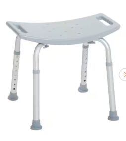 Drive Medical Grey Bathroom Safety Shower Tub Bench Chair