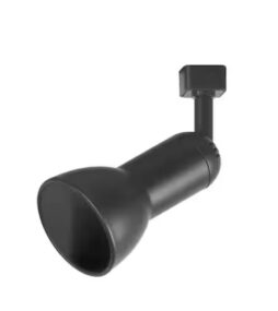 Hampton Bay 1-Light Black Linear Track Lighting R20/PAR20 Medium Step Head