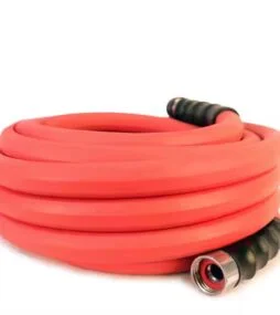 Apex 5/8 in. Dia x 50 ft. Red Rubber Commercial Hot Water Garden Hose